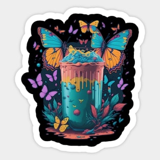 Metamorphosis Magic: Celebrating the Journey of Butterflies Sticker